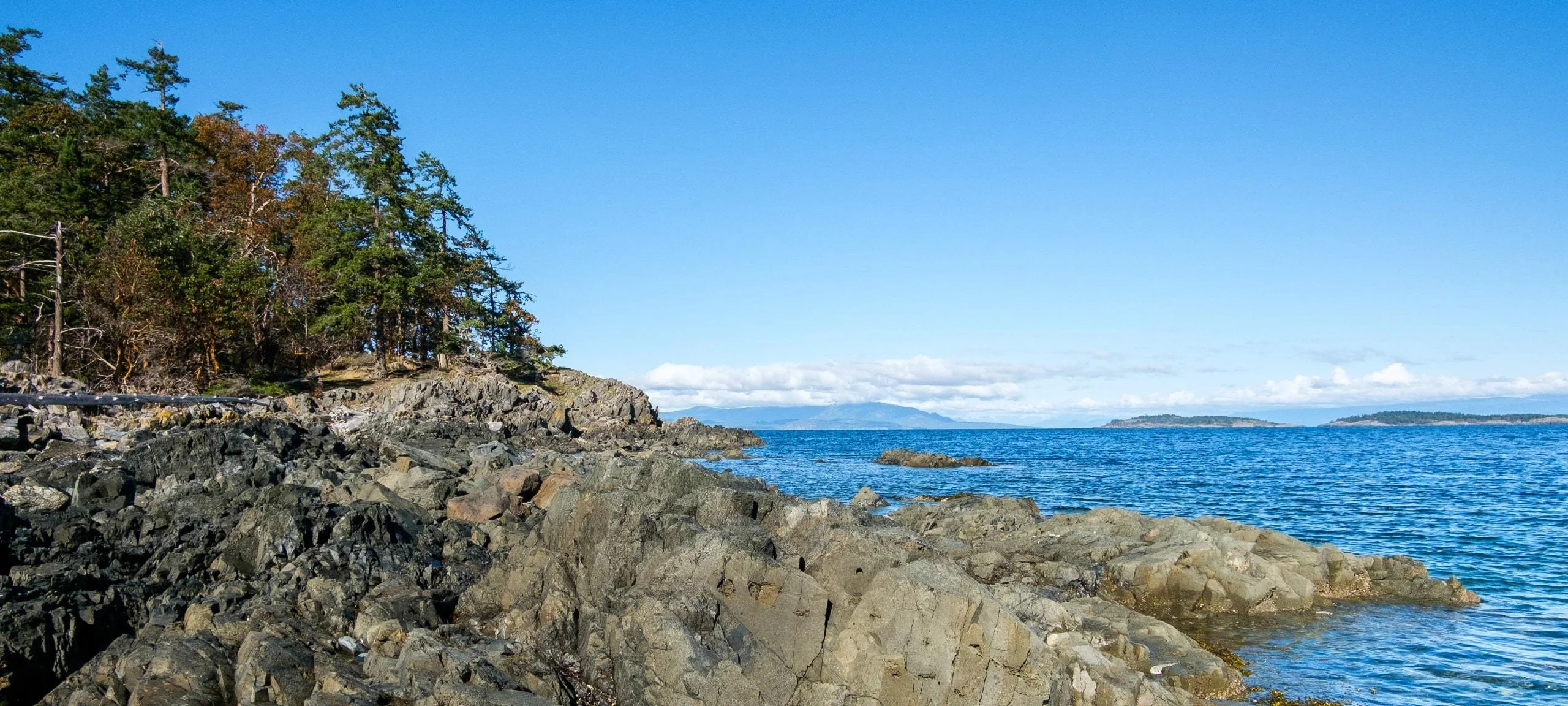 View of Moorecroft Regional Park at Nanoose Bay, BC