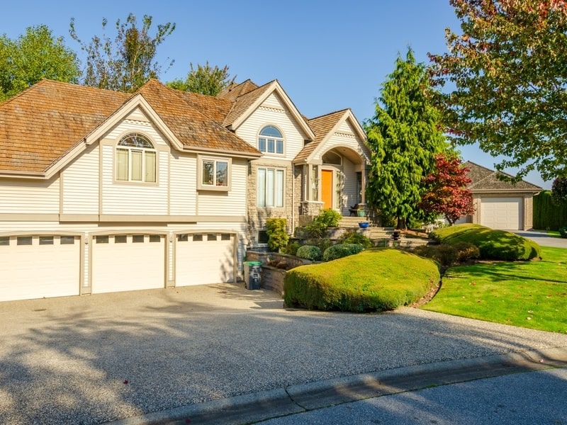 Luxury home on landscaped lot, typical of Fairwinds