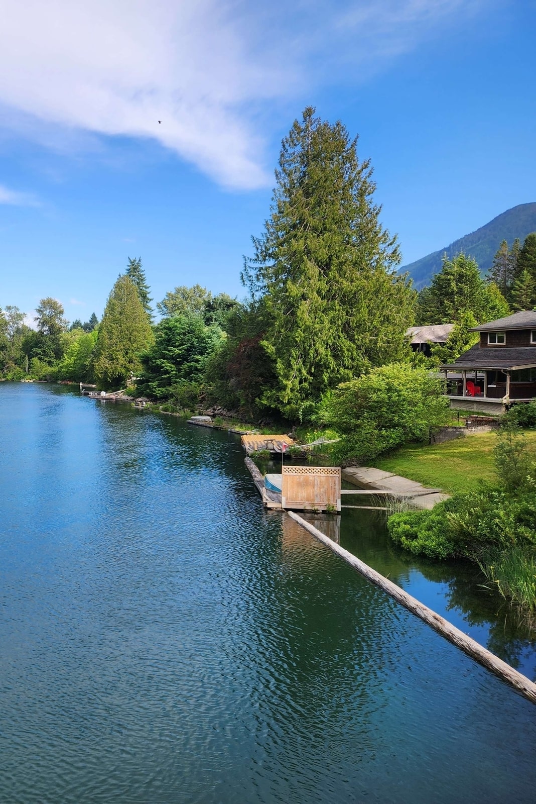 Riverfront homes new Lake Cowichan