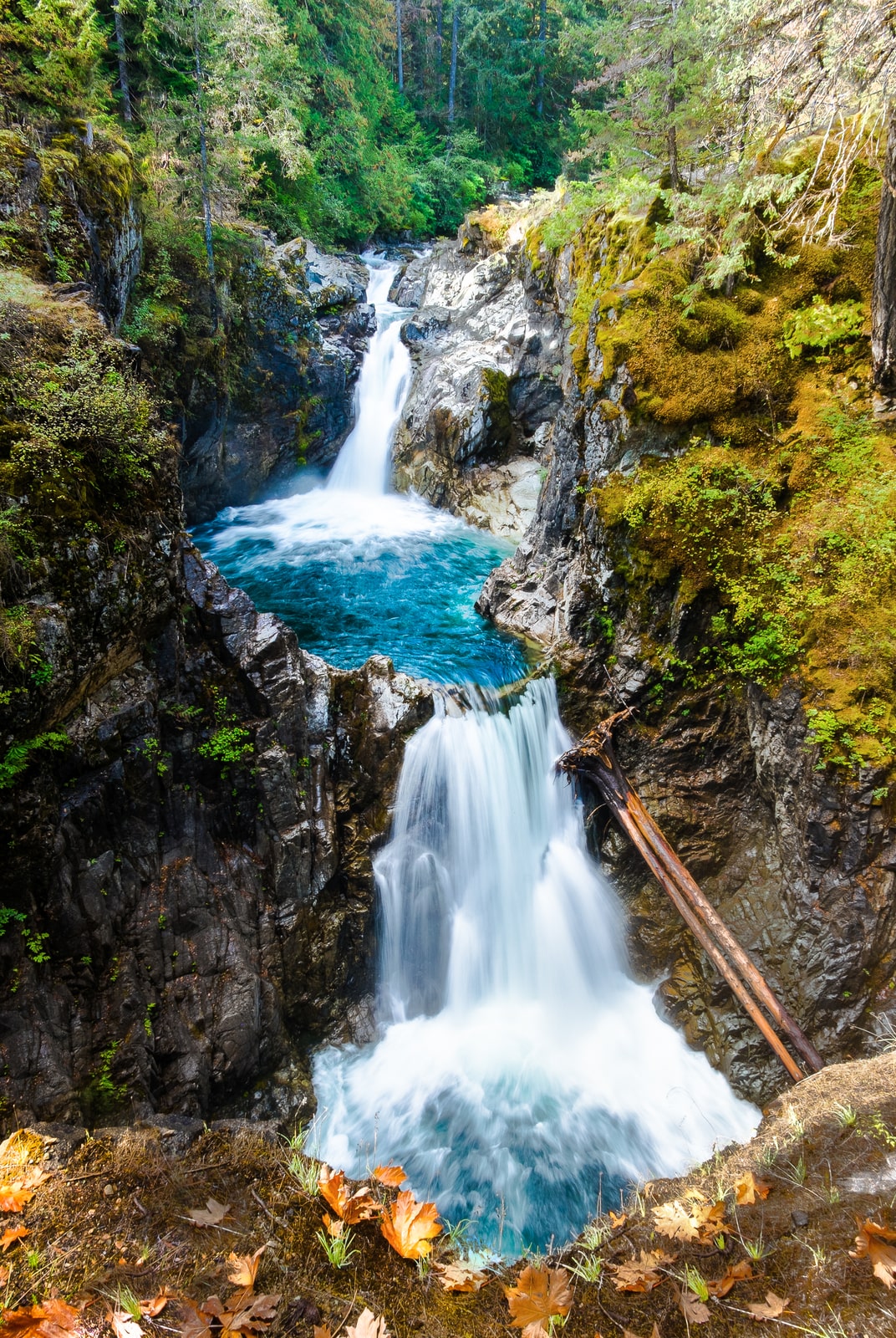 Famous Little Qualicum Falls at Little Qualicum Falls Provincial Park